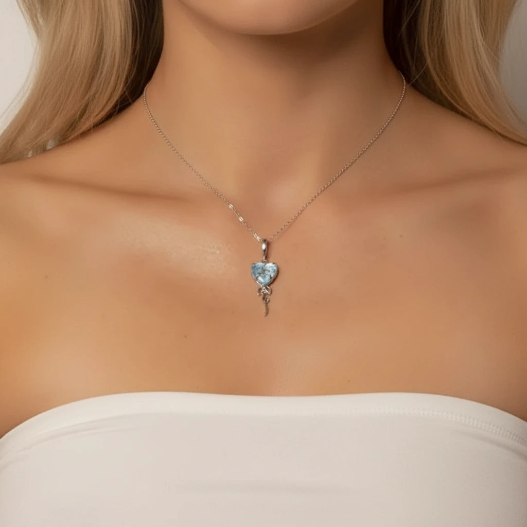 Openable Heart-shaped Forever Love Charms & Pendant-Black Diamonds New York