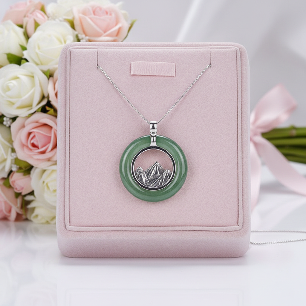 Oriental Element Peace Clouds Pendant-Black Diamonds New York