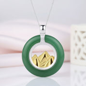 Oriental Element Peace Clouds Pendant-Black Diamonds New York