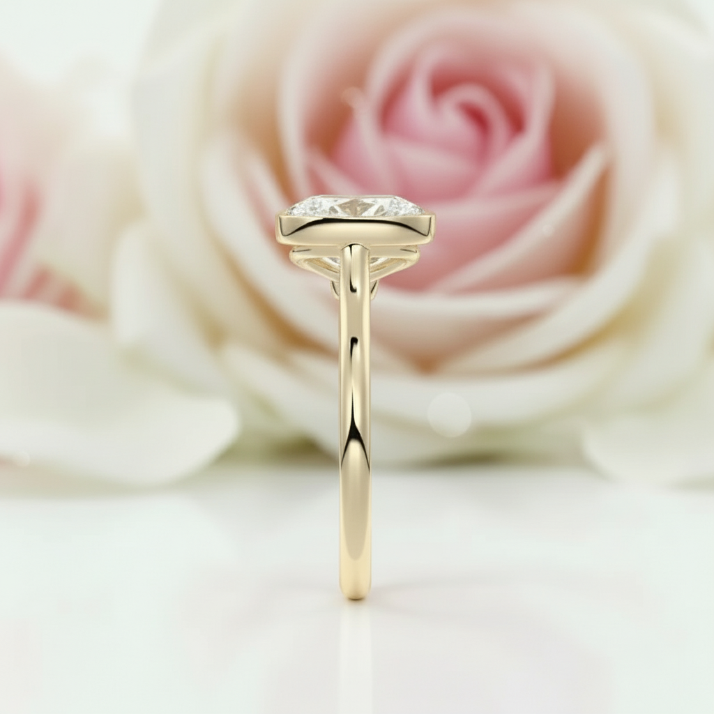 Oval Cut Diamond Solitaire Engagement Ring-Black Diamonds New York