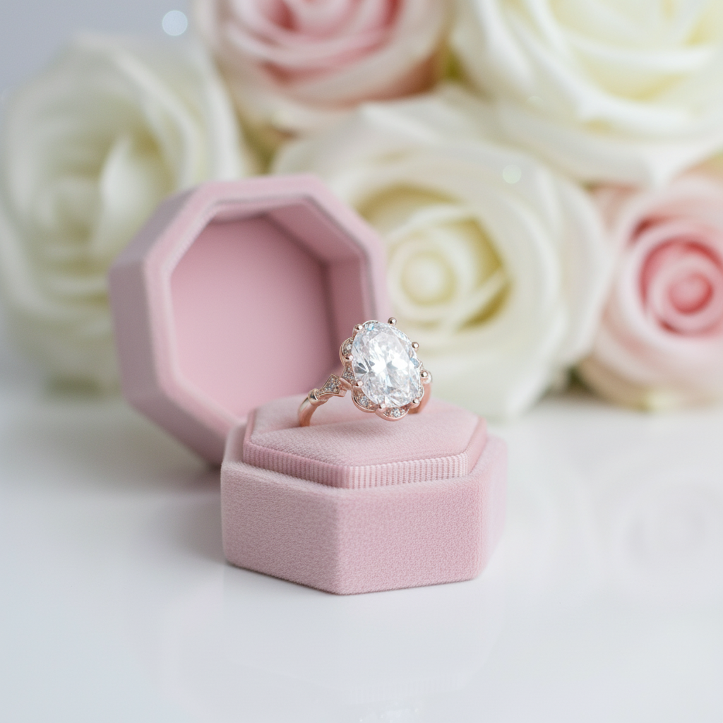 Oval Cut Diamond Classic Halo Engagement Ring-Black Diamonds New York