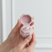 Oval Cut Moonstone Engagement Ring-Black Diamonds New York