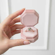 Oval Cut Natural Moss Agate 4 Prong Engagement Ring-Black Diamonds New York