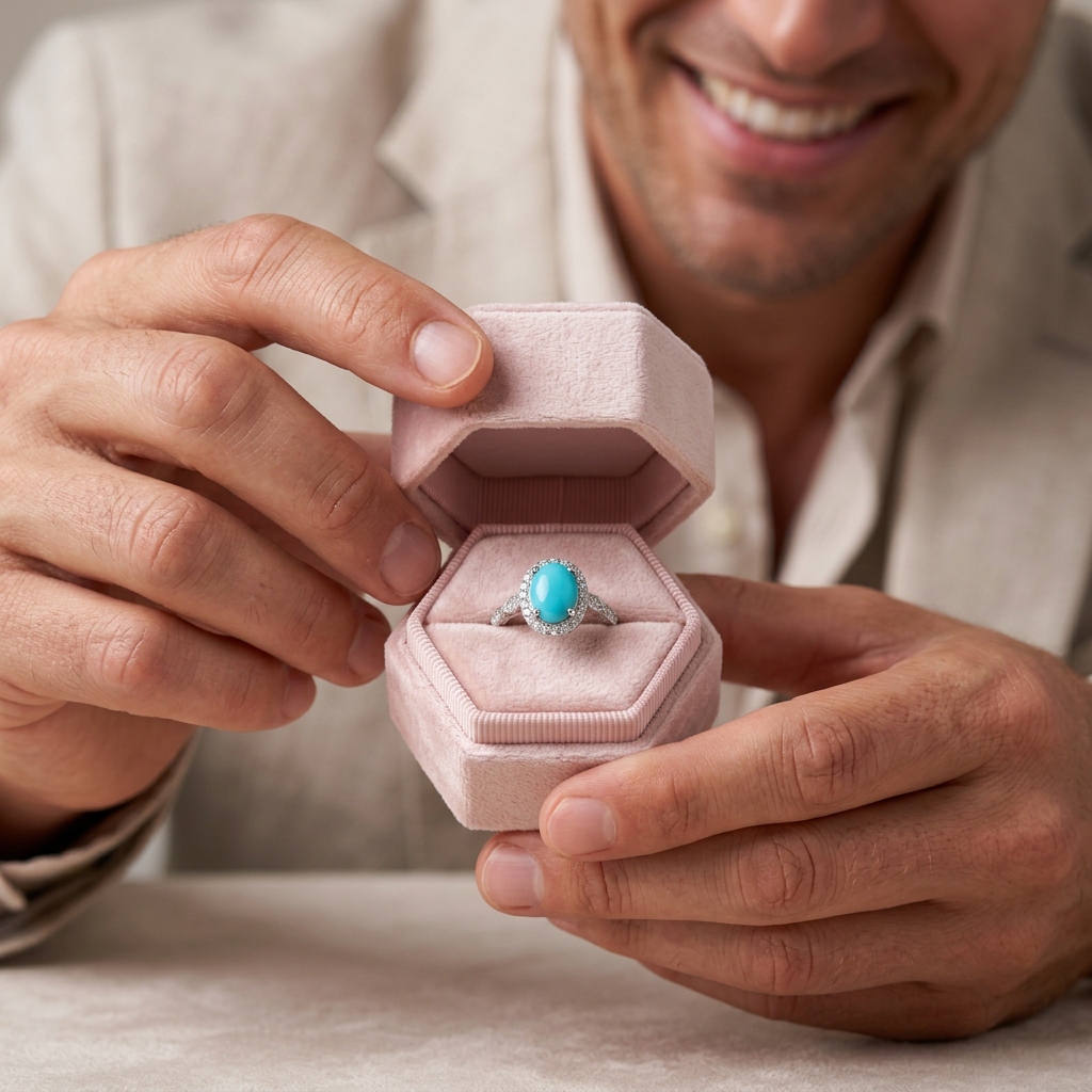Oval Cut Paraiba Tourmaline Engagement Ring-Black Diamonds New York
