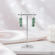Pea Pods Drop Earrings-Black Diamonds New York