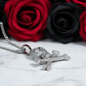 Hip Hop Diamond Skull Pendant-Black Diamonds New York