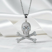 Hip Hop Diamond Skull Pendant-Black Diamonds New York
