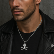 Hip Hop Diamond Skull Pendant-Black Diamonds New York