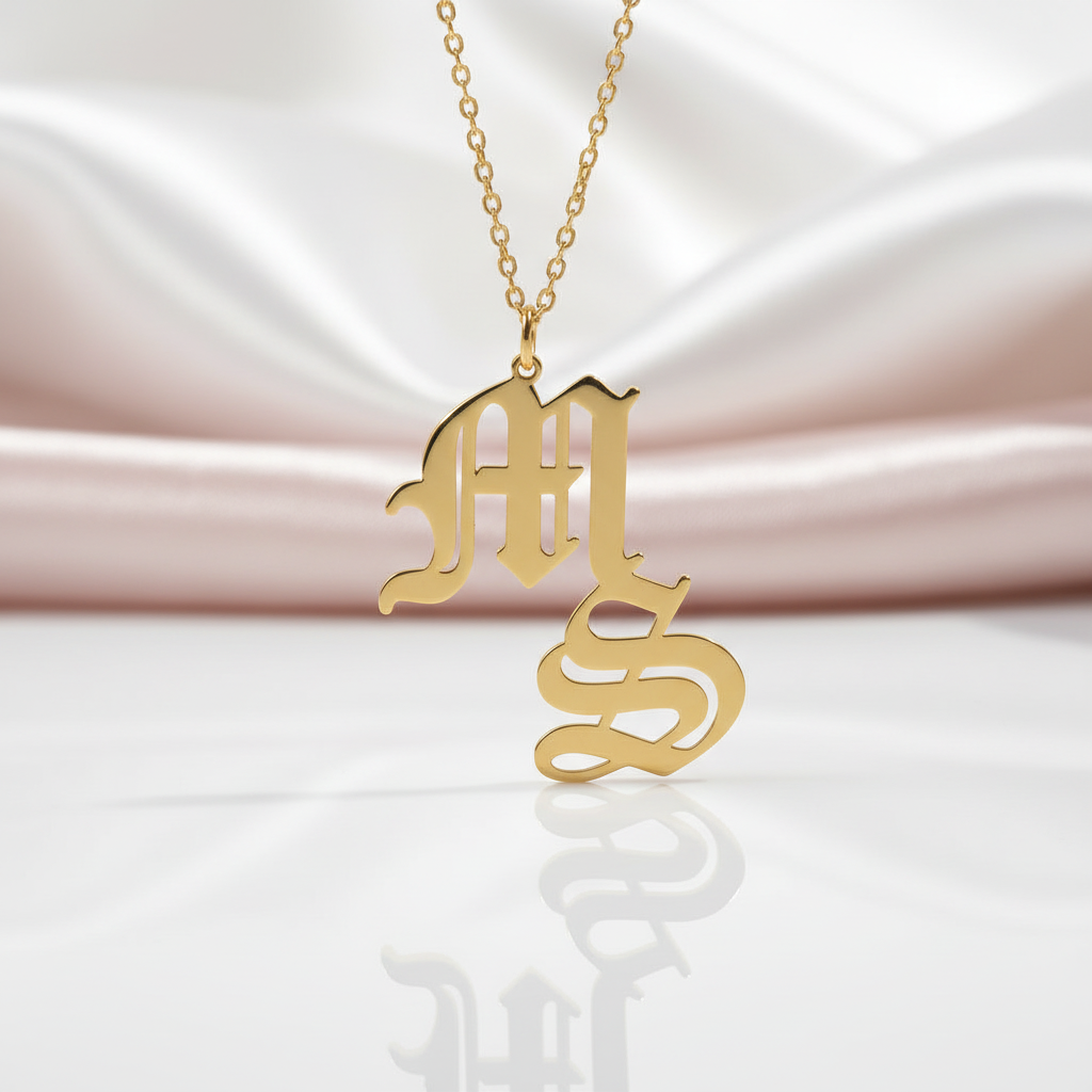 Personalized Stainless Steel Necklace-Black Diamonds New York