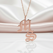 Personalized Stainless Steel Necklace-Black Diamonds New York