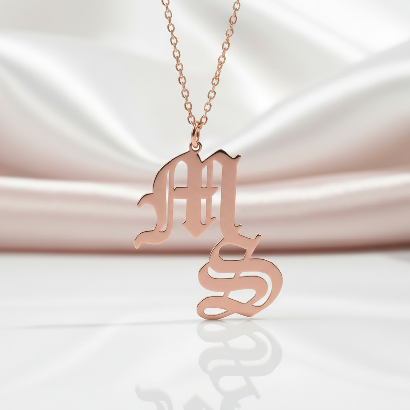 Personalized Stainless Steel Necklace-Black Diamonds New York