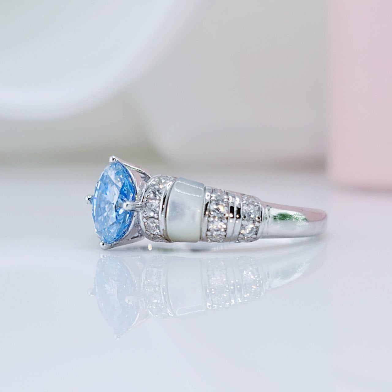 Unique Oval-cut Diamond Option Ring-Black Diamonds New York