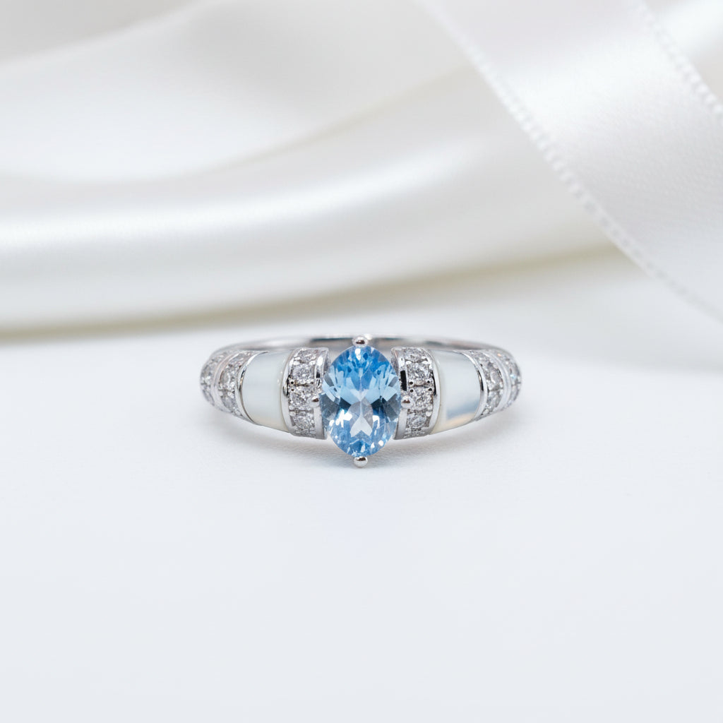 Unique Oval-cut Diamond Option Ring-Black Diamonds New York