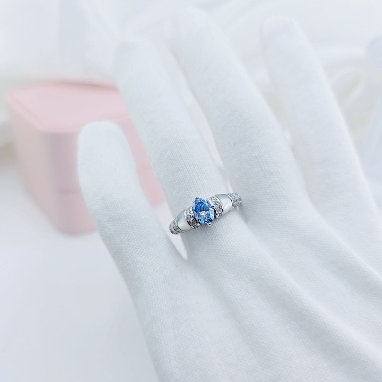 Unique Oval-cut Diamond Ring-Black Diamonds New York