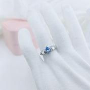 Unique Oval-cut Diamond Ring-Black Diamonds New York