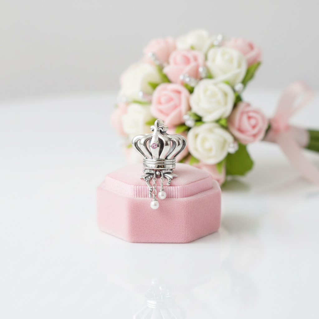 Pink Heart Princess Charm Series-Black Diamonds New York