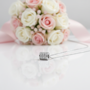 Premium Round Diamond Pendant Necklace-Black Diamonds New York