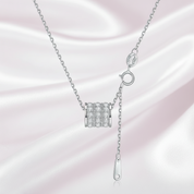 Premium Round Diamond Pendant Necklace-Black Diamonds New York