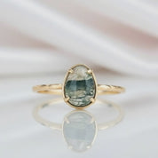Natural Moss Agate Vintage Ring