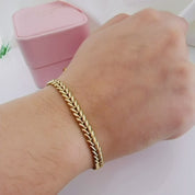 18k Yellow Gold Vintage Chain Bracelet
