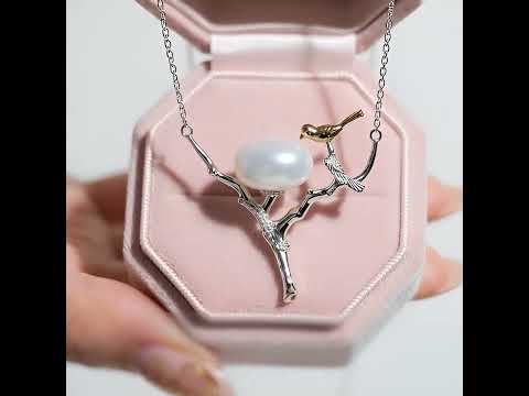 Retray Bird Necklace with Aventurine