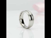 High Polished Plain Men's Wedding Band Ring