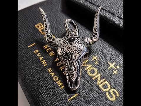 Bull Head Western Inspired Pendant