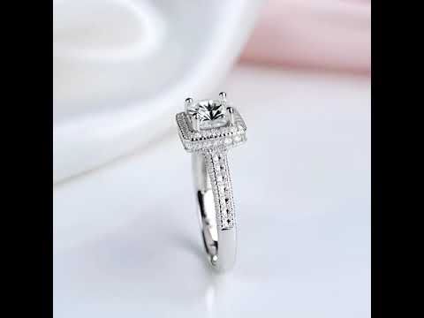 1ct Diamond Solitaire Wedding Ring