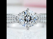 3ct Diamond Solitaire Wedding Ring