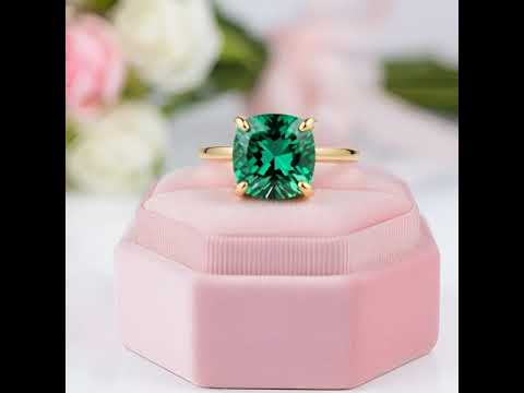 Lovely 3.5 Carat Cushion Cut Paraiba Tourmaline Engagement Ring