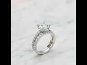 Classical 3ct Diamond Option Engagement Ring Set