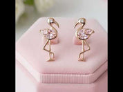 Summer Flamingos Stud Earrings