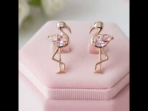 Summer Flamingos Stud Earrings
