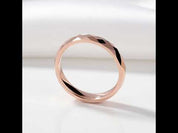 4mm Multi-Faceted Tungsten Wedding Band
