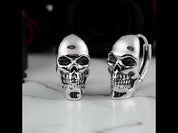 Retro Creative Elegant Skull Head Earrings