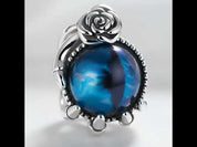 Vintage Skull and Dragon Eye Charm