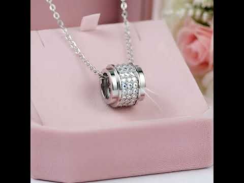 0.69ct Diamond Bridal Pendant Necklace