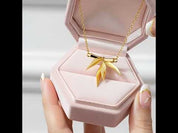 Fresh Bamboo Leaves Necklace