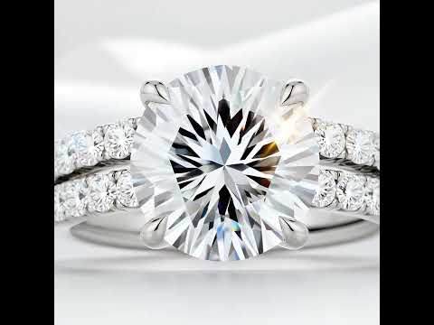 3.0 Ct Round Diamond Option Ring Set