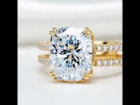 3.5 Carat Cushion Cut Engagement Ring