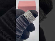 3Pcs Princess Cut Diamond Option Engagement Ring Set