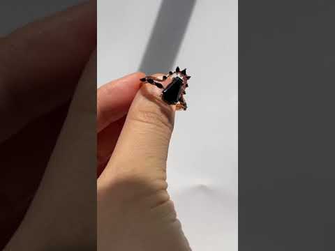 Devoted To You - Limited Coffin Cut Diamond Gothic Ring Set