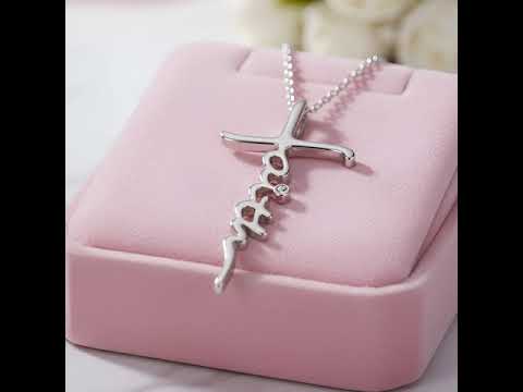 Cross Faith Diamond Chain Necklace