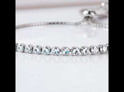 Single 3mm Diamond Tennis Bracelet
