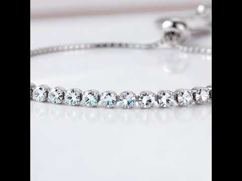 Single 3mm Diamond Tennis Bracelet