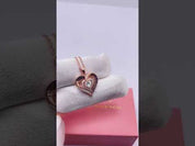 Birthstone Heart Pendant Necklace