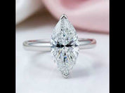 3ct Marquise Cut Diamond Option Engagement Ring
