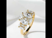 Marquise-cut Diamond Option Multi-stone Engagement Ring