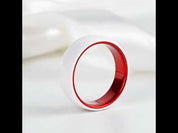 Custom 8mm Ceramics Men's Wedding Band