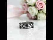 Black Diamond Option Tiger Pattern Ring Band